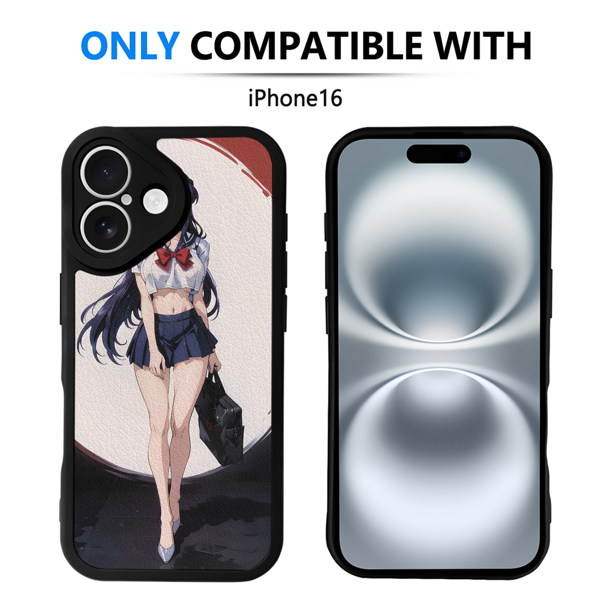 （画像用） EVA 新世紀エヴァンゲリオン 【iPhone 16シリーズ対応】シリコンスマホケース（レザー調） 材質：シリコン